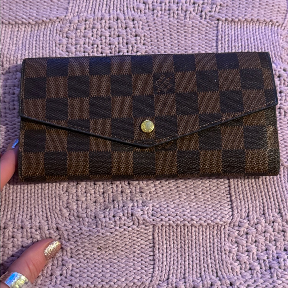 Louis Vuitton Brown Checkered Wallet